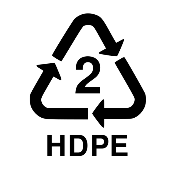 Other waste types with HDPE marking